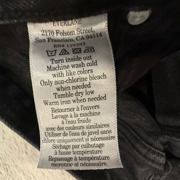 **Everlane The Organic Taper Jean – Men’s 32x32, Black** - Picture 4 of 5